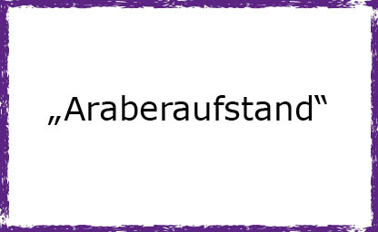 araberaufstand